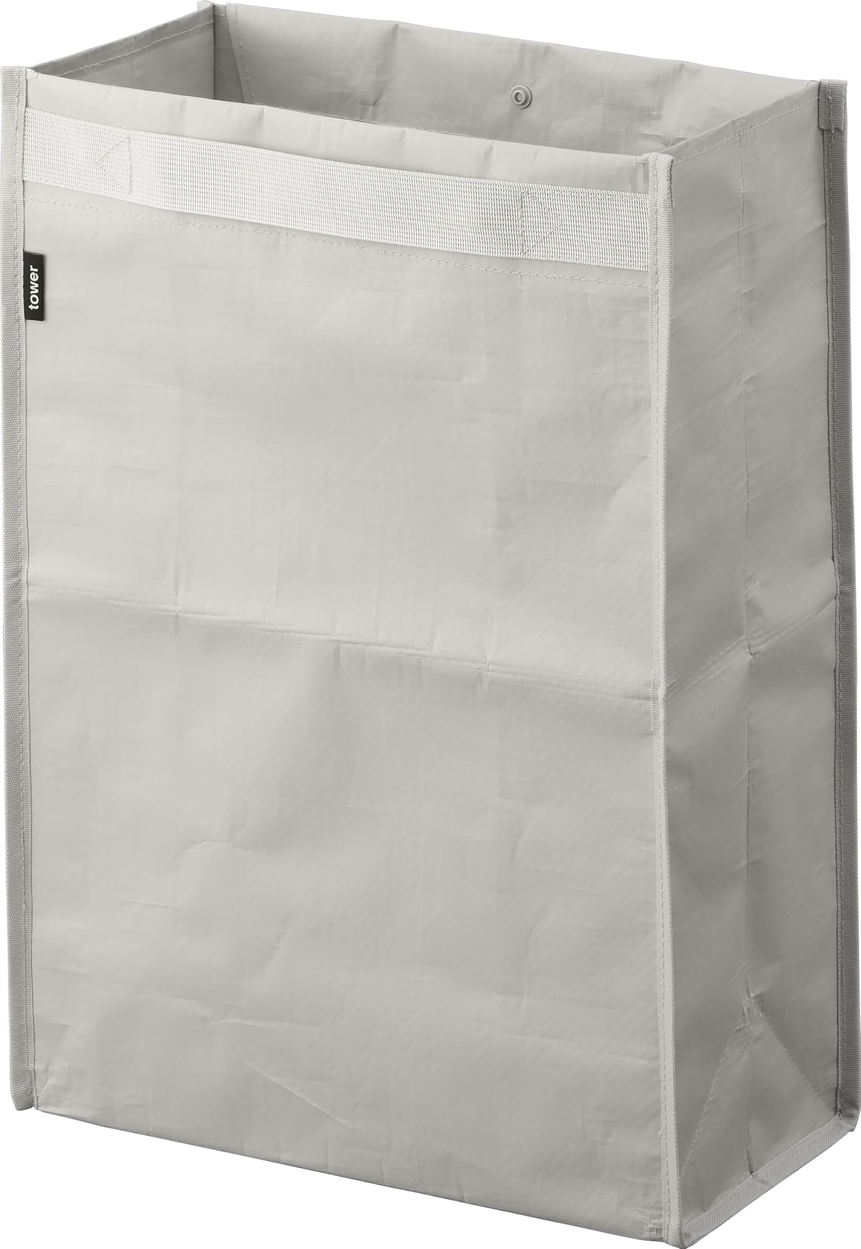 Amazon｜山崎実業(Yamazaki) ポリエチレン ゴミ箱 20L ライトグレー