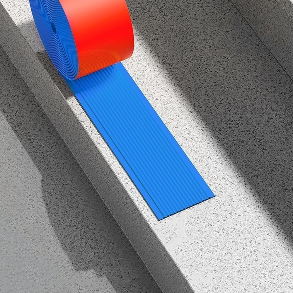 Protezione antiscivolo in gomma per gradini, autoadesiva, per uso interno/esterno, 4 cm, striscia di trazione blu per case, hotel, centri commerciali, soluzione sicura per la sicurezza delle scale