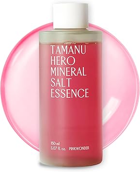 PINKWONDER Tamanu Hero Mineral Salt Essence Toner | All-in-One Blemish Solution | Instant Cooling & Redness Relief | Tamanu Oil & 70+ Minerals for Skin Balance 150ml / 5.07 fl. oz.
