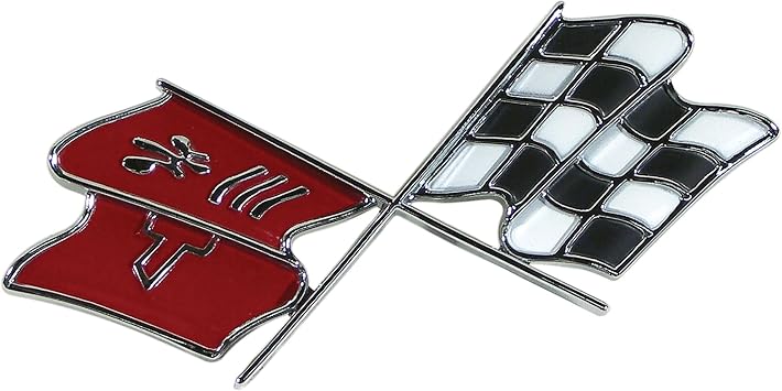 Reproduction Gas Lid Emblem - for 1969-1973 C2/C3 Corvette