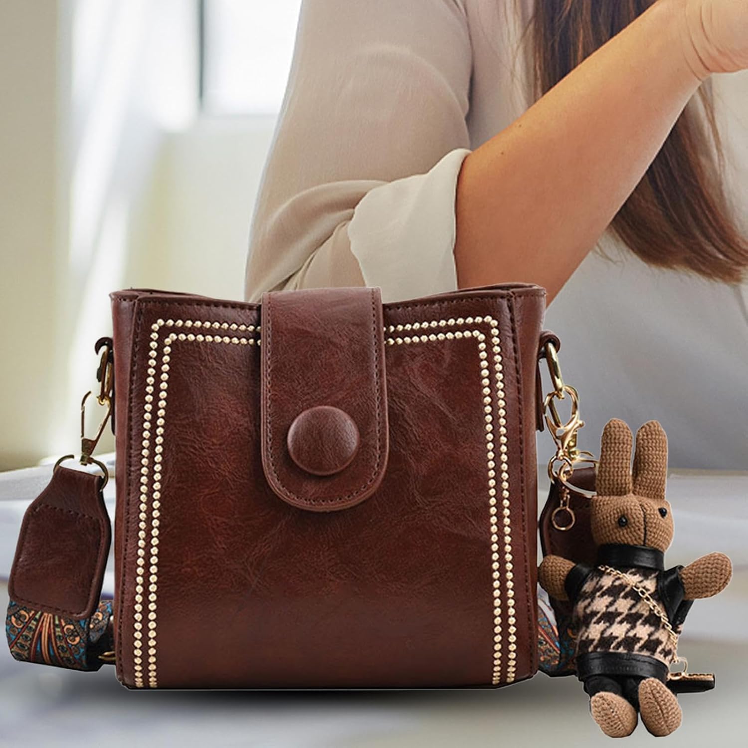 Canvas Messenger Bag, grote vintage schoudertas met meerdere zakken, casual tassen schoudertas voor dames en heren