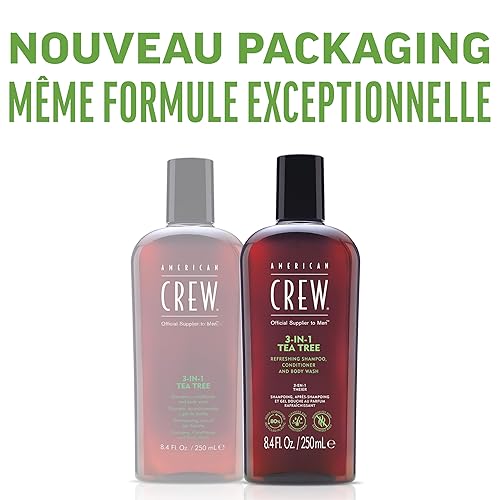 Vista 16 de American Crew Champú, acondicionador y gel de baño para hombres, 3 en 1, 15.2 onzas líquidas