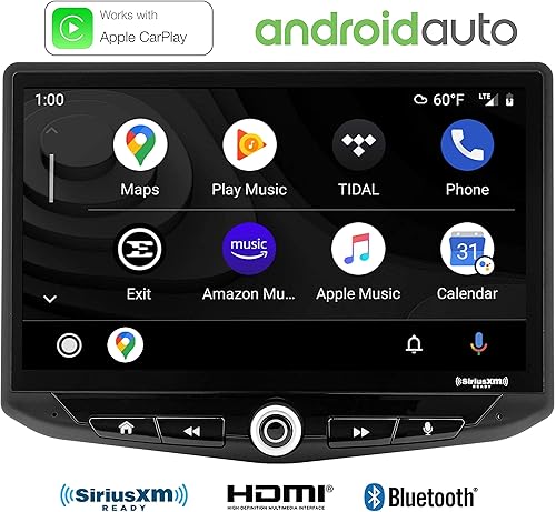 Miniatura 2 de Stinger HEIGH10 10 - Estéreo multimedia para coche 1024 x 600 HD, Apple Car Play, Android Auto, SiriusXM Ready, Bluetooth, salida de audio TOSLINK y