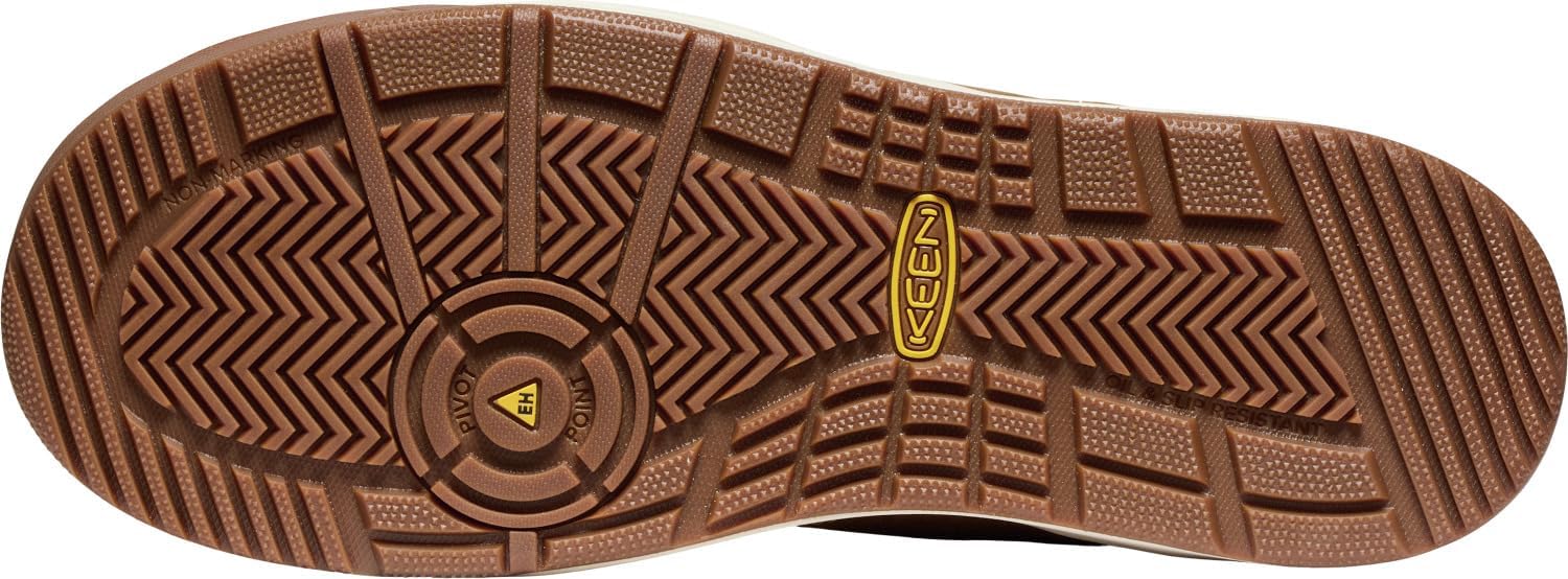 KEEN Utility Men's Gibson Mid Height Composite Toe Work Boots - Image 5