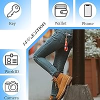 Vista 3 de ookizom Wristlet Keychains Wrist Lanyard Strap for Men & Women Lanyards for Keys Cute Key ID Badge & Wallet Holder