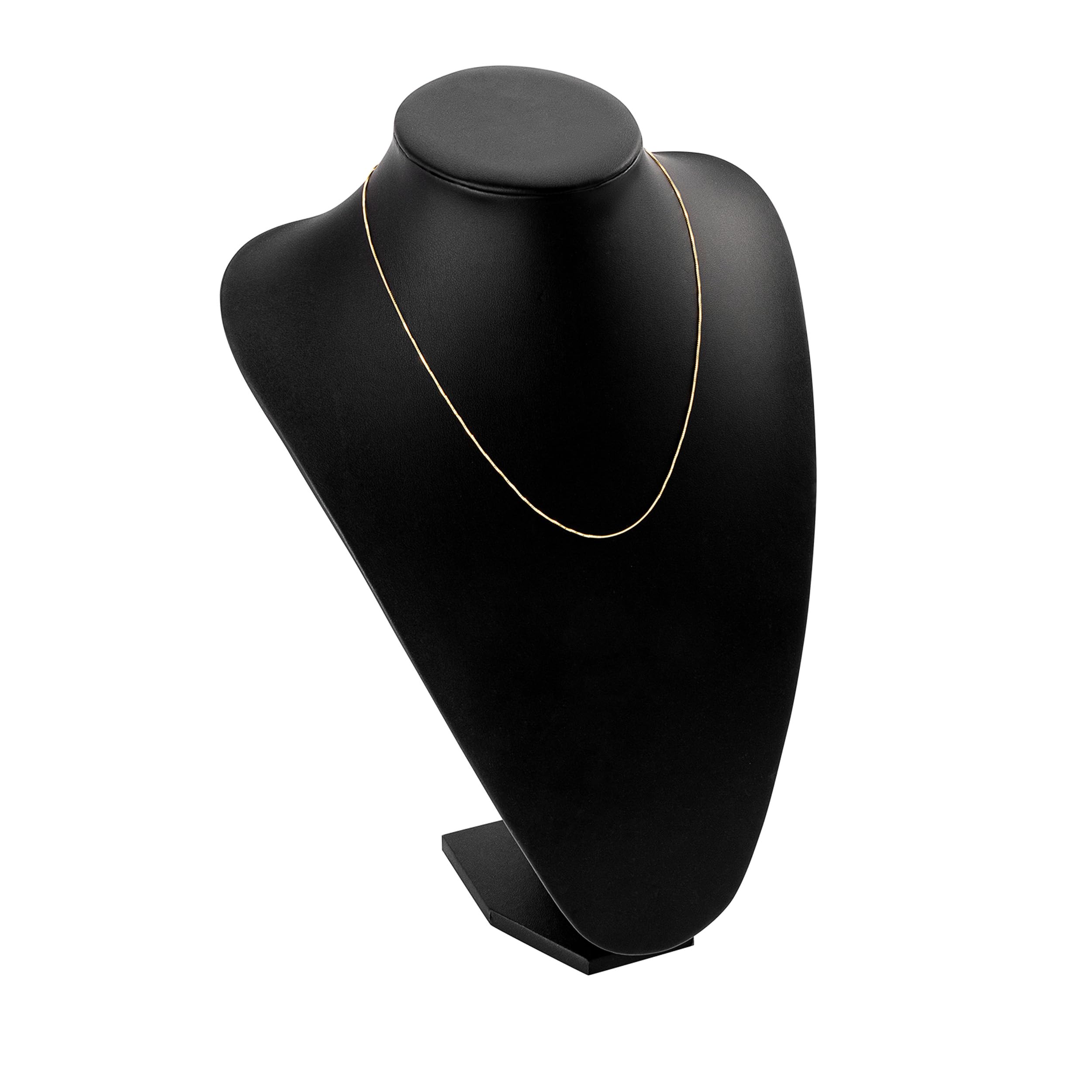 NKlaus 0,7mm Gold Venezianerkette (Länge wählbar 36cm - 50cm) 333er Gelbgold Halskette 8 Karat Collier dünn