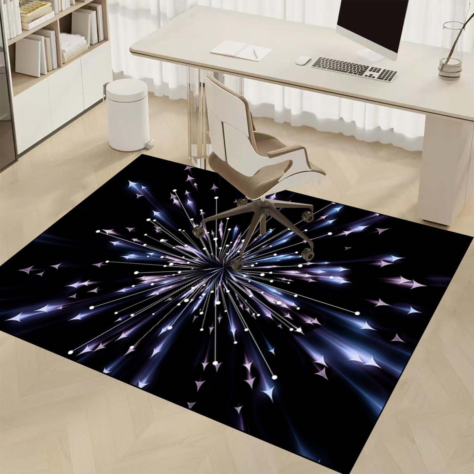 Tappeto Salvapavimento Antiscivolo | Tappeto Sedia Gaming | Ufficio Protettore del Pavimento | Tappetino Protettivo per Pavimenti Duri | Tappetino Pavimenti per Parquet e Piastrelle 100 x 140 cm