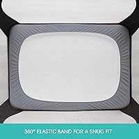 Vista 6 de Pack and Play - Juego de 2 sábanas protectoras impermeables para colchón acolchado Pack and Play, se adapta a colchón Graco Pack n Play de corralito