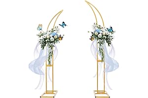 Golden Arch Backdrop Stand: Elevate Your Events with Regal Grandeur