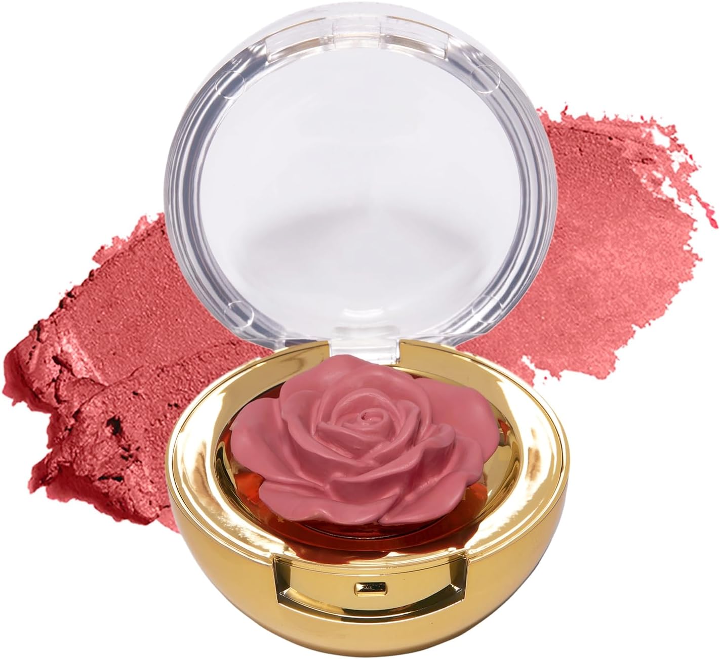 Cheeky Rose Cream Blush – High Pigment, Weightless Color for Cheeks, Effortlessly Blendable Makeup with Vitamin E, Cool Toned Light Pink, Tea Time
