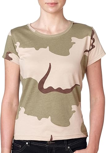 camisetas camufladas para mujer