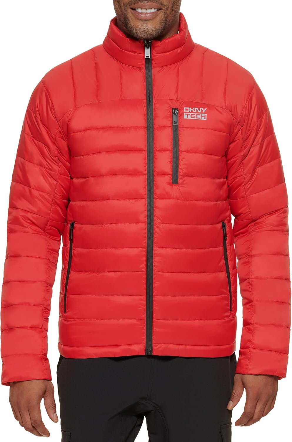 DKNY Men's Lightweight Quilted Puffer Jacket