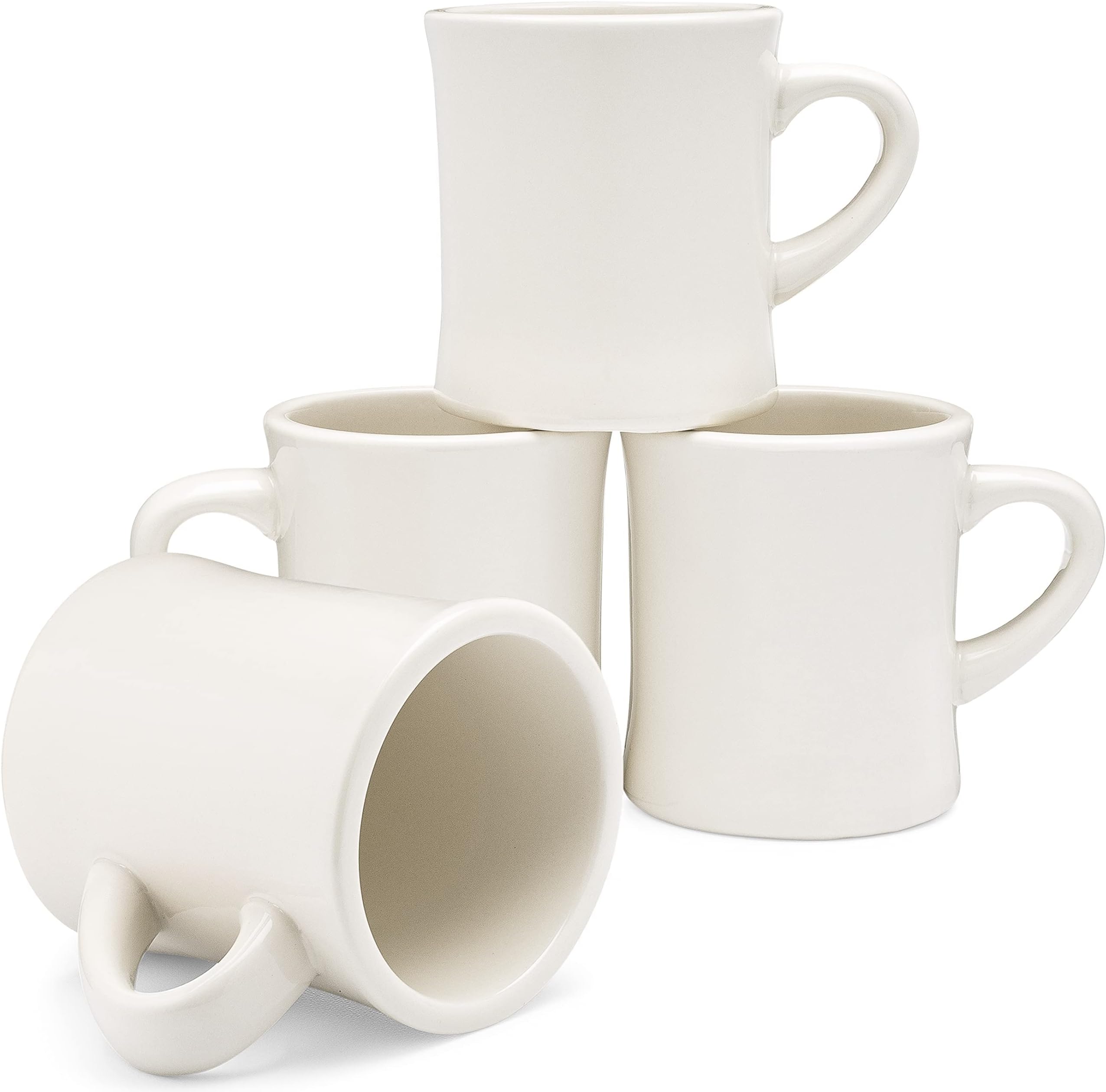 COLETTI Diner Style Stoneware Mugs