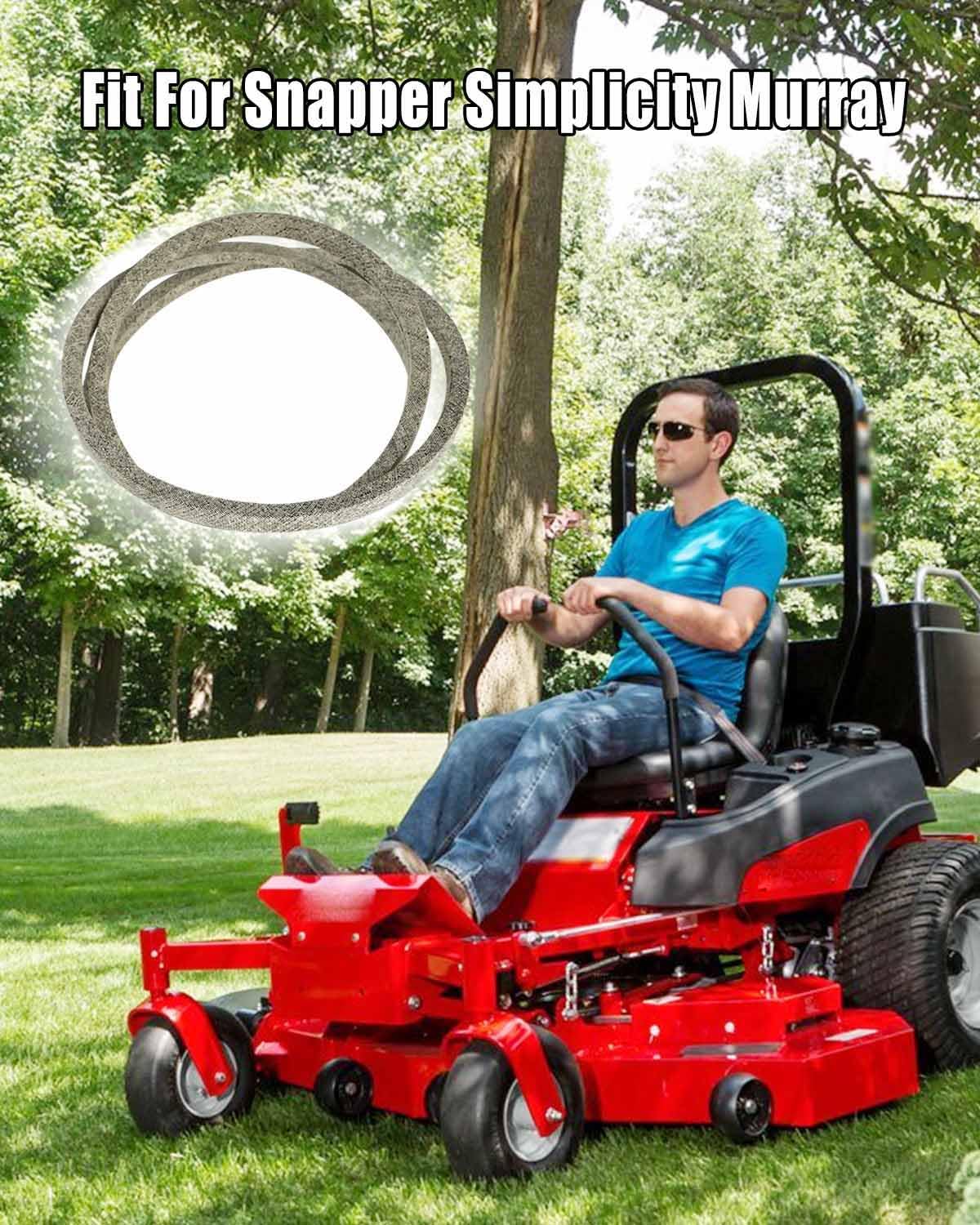 Replace 7106209YP Deck Belt Fit for Snapper Simplicity Murray Lawn Mower, Drive Belt V-Belt 1/2" x 52" Made with Kevlar