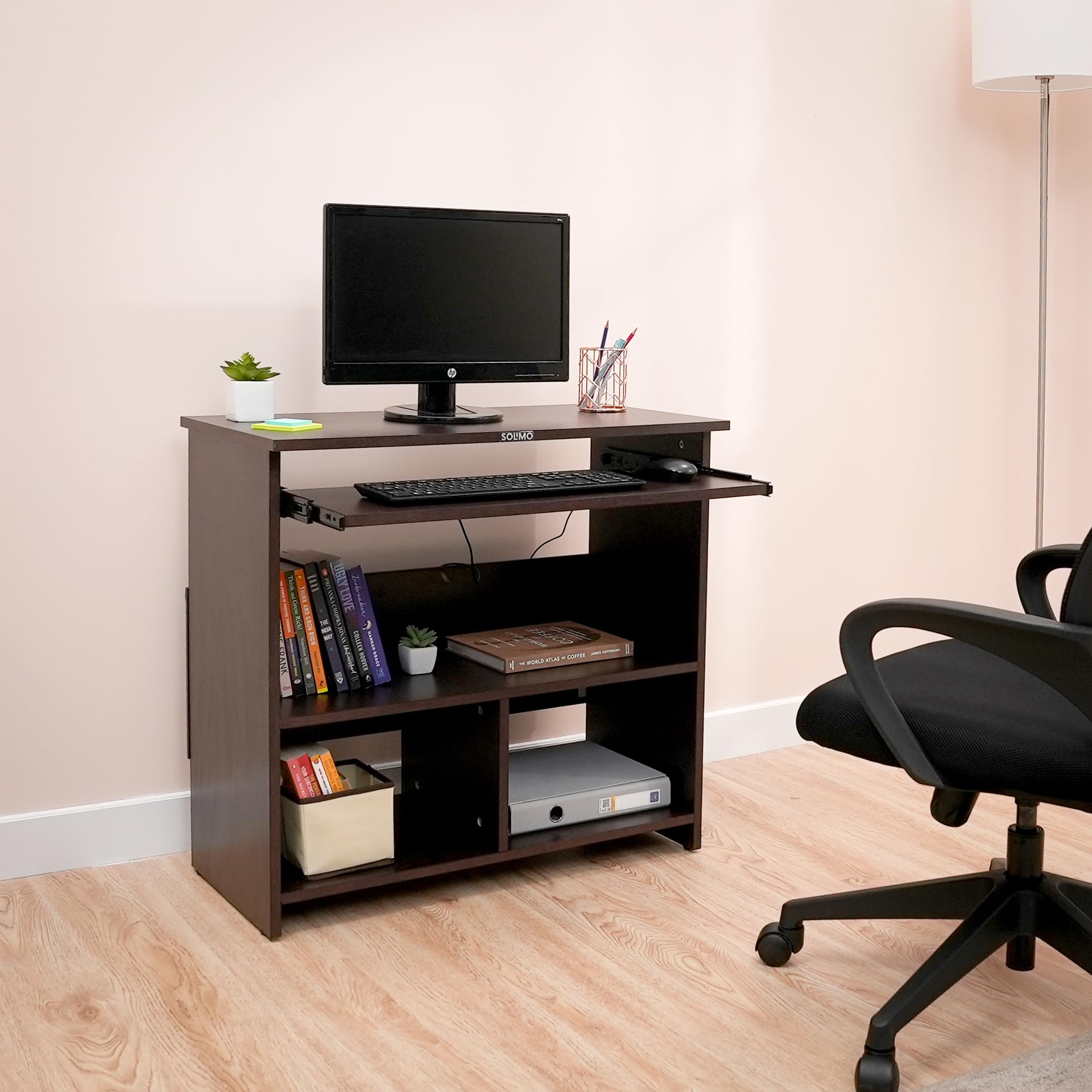 Amazon Brand - Solimo Devon Engineered Wood Study Table (Wenge Finish)