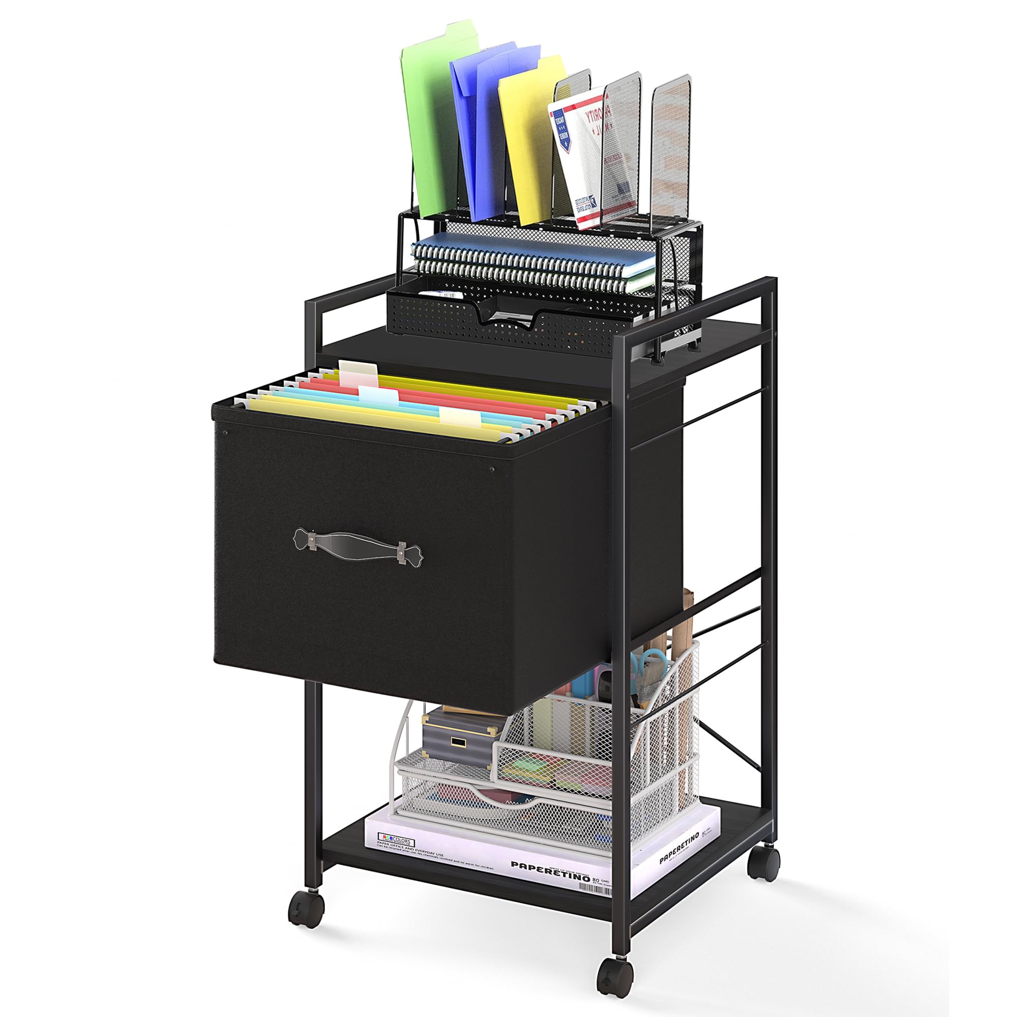 Lockable File Carts Snapklik.com : VECELO 15.8