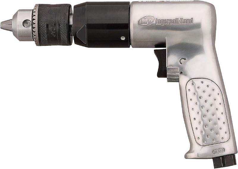 Ingersoll Rand 7803RA 1/2" Reversible Pneumatic Air Drill | Max rotational speed up to 500 rpm, ideal for drilling in tight spaces