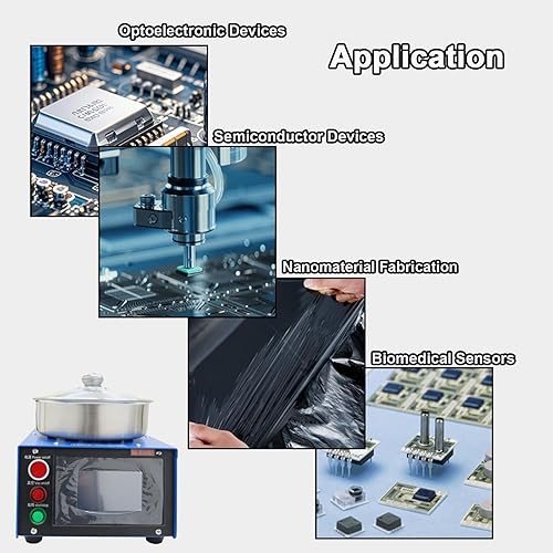 Miniatura 4 de INTBUYING Recubridor Super Spin de Laboratorio, procesador de giro de 150 W 16EZ-8K que incluye bomba de vacío sin aceite, mandril giratorio al