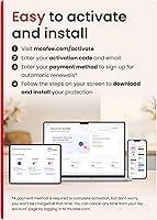 Vista 6 de McAfee Protección total 2022 Dispositivos ilimitados Software de seguridad de Internet antivirus VPN, administrador de contraseñas, controles