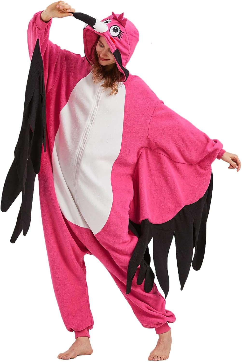 Adult Pterosaur Dinosaur Onesie Pajamas - Christmas & Halloween Cosplay - Image 3