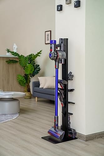 Miniatura 5 de Mount Plus HAB2-S - Soporte de almacenamiento de aluminio premium hecho para Dyson V15 V12 V11 V10 V8 V7 V6 aspiradora inalámbrica  Soporte de