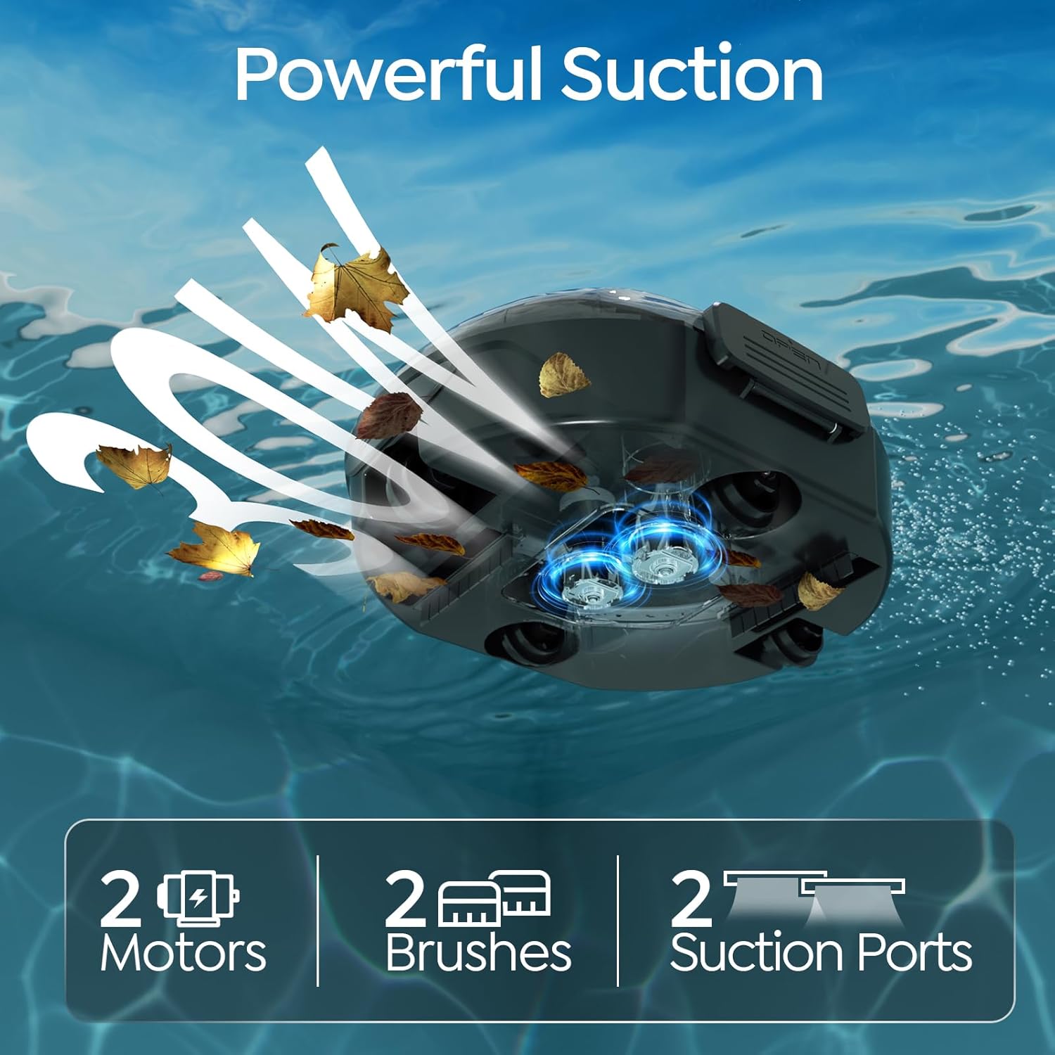 [2026 New] TALOSBO S2 Robotic Pool Cleaner – Dual-Layer Filtration, 90-Min Runtime Black & (2026 New) TALOSBO C1 Robotic Pool Cleaner, Ultra-Strong Suction, Wall & Waterline Cleaning