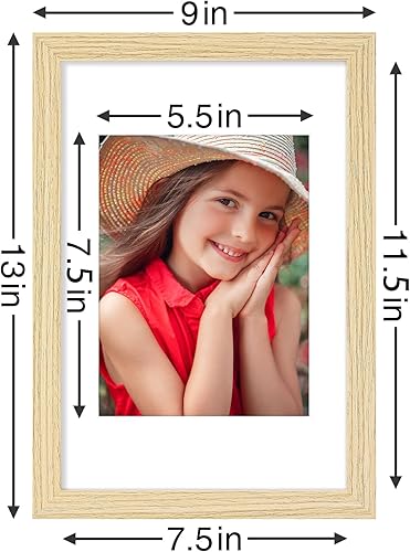 Vista 40 de Vittanly - Juego de 9 portarretratos, plexiglás resistente a rupturas, exhibe fotos de 12 x 12 pulgadas o, con paspartú, de 8 x 8 pulgadas, marcos