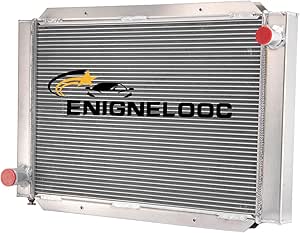 Amazon.com: Enignelooc 4 Row Core Aluminum Universal Radiator For ...
