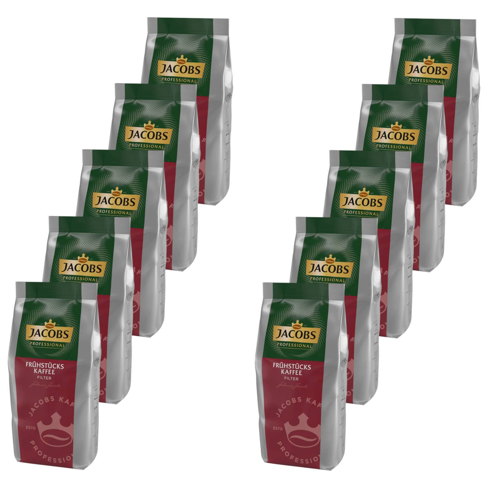 Jacobs Frühstückskaffee Filter 10 x 1000g