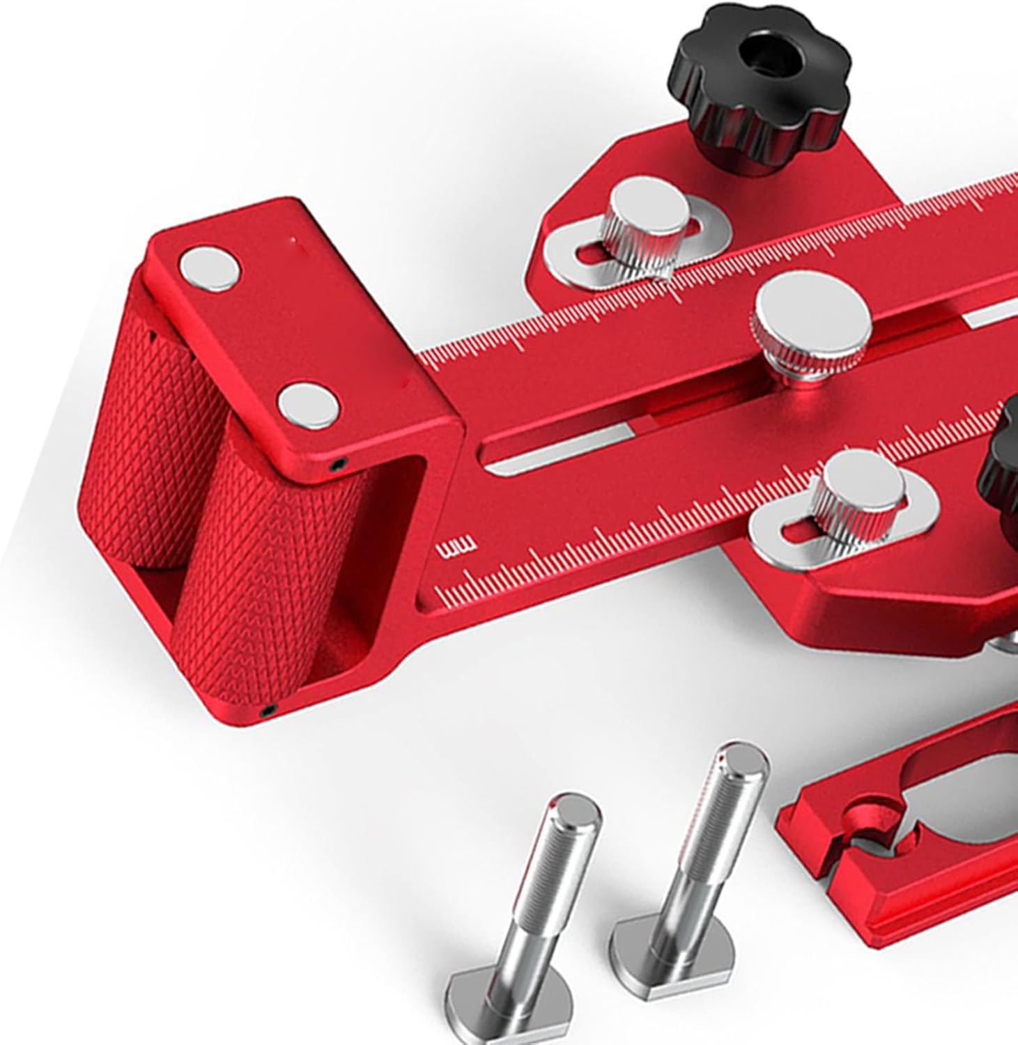 Fockety Thin Rip Table Saw Jig, Thin Rip Jig Table Saw Jig Thin Rip Cutting Locator for 3/8x3/4 Inch T and U Slot 1/4x3/8 Inch T Slot