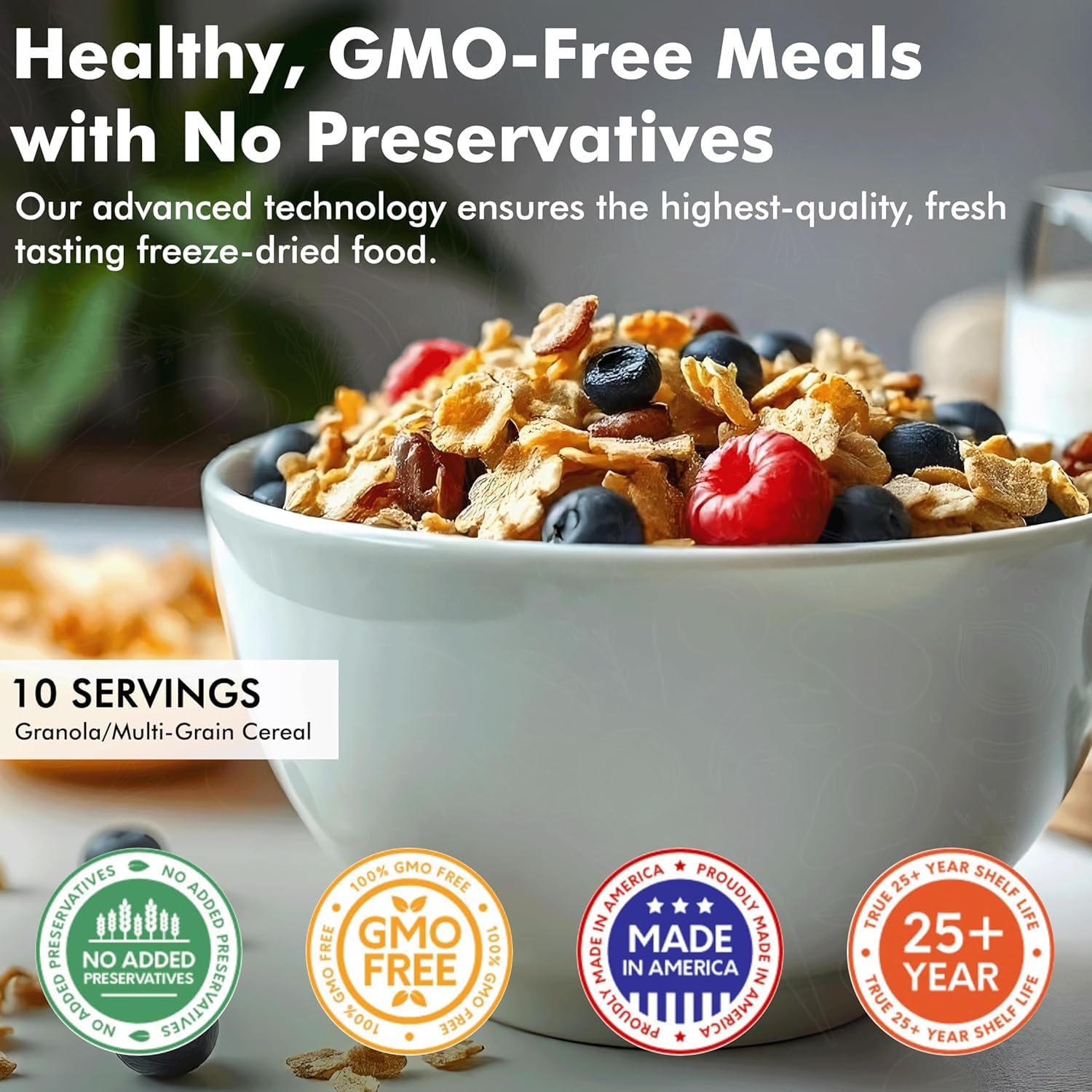 Numanna Family Pack Emergency Food Storage Bucket – 864 Servings, 120 lbs | 6-Months Survival Meal Kit for Long-Term Preparedness | Non-GMO Freeze-Dried Meals in Resealable Pouches | Healthy, Nutritious Everyday Food Supply | 25+ Year Shelf Life | Made in USA