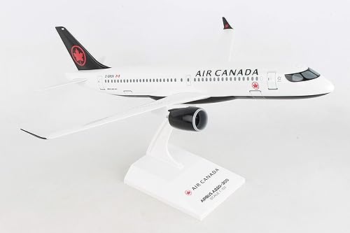 Skymarks Air Canada Airbus A220-300 - Modelo a escala 1100, coleccionable a presión con licencia oficial con soporte de exhibición para mayores de