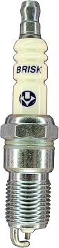 Silver Racing Spark Plug by Brisk