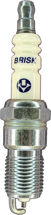 Silver Racing Spark Plug by Brisk