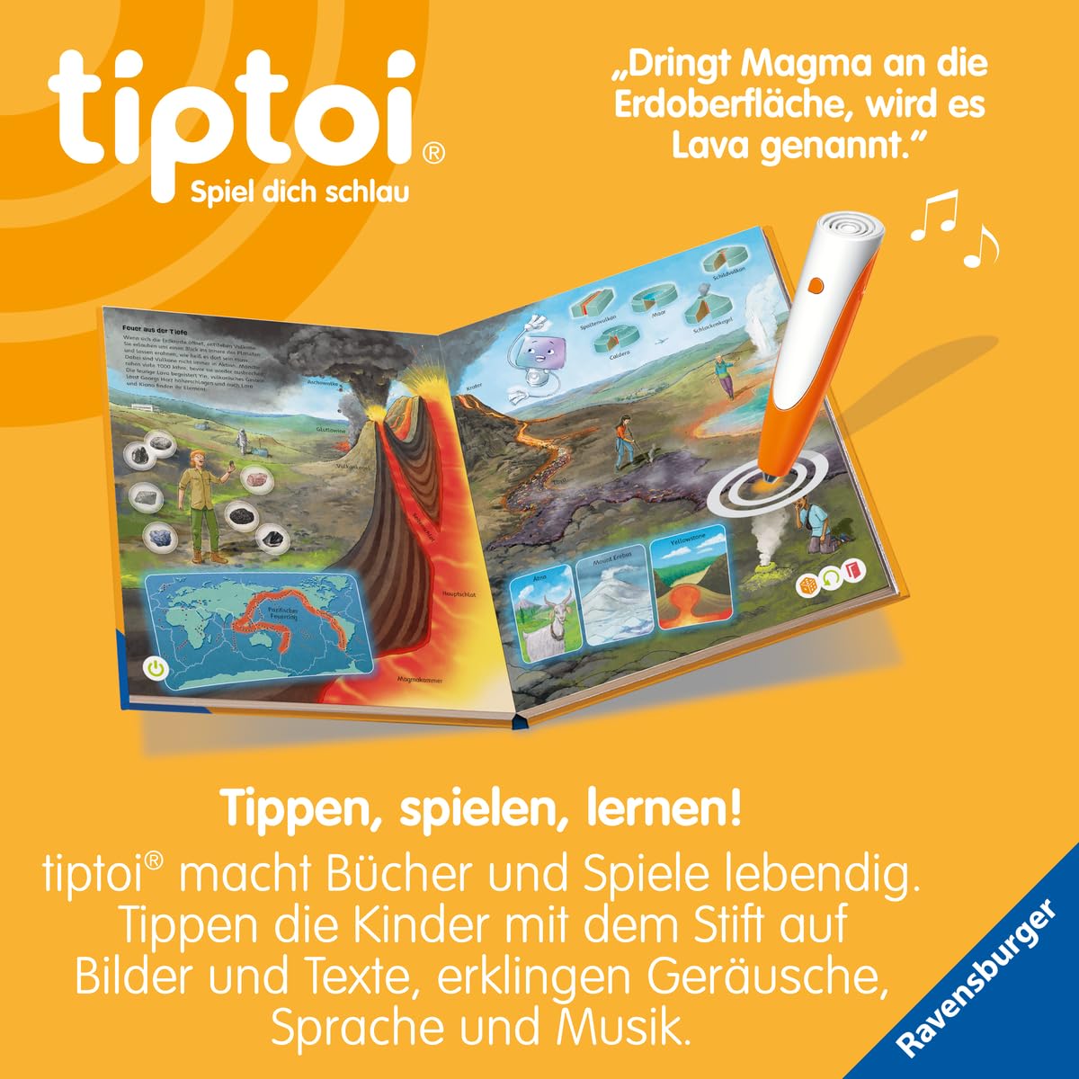 tiptoi® - Die Erde: Ozeane, Wetter und Vulkane