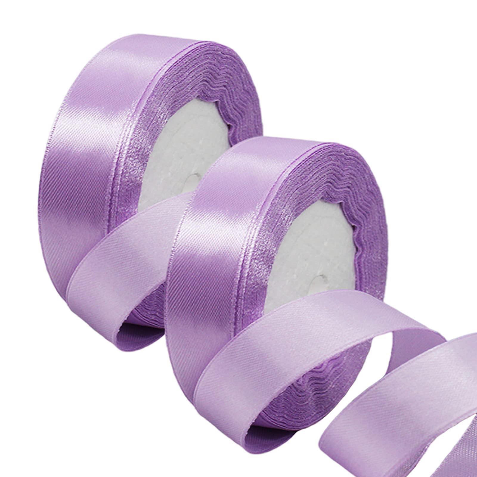50mm Wide White Ribbon Thick Wedding Car Ribbon 22m, 2 inch Thick White Satin Ribbon for Gift Wrapping Wedding Car Christmas Birthday Cake Hair Bow Florist Bouquet Crafts Decorations — view 124