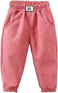 Pantalon Chandal Niño Pantalones de Vestir Infantiles Color Sólido Cómodos Pantalón Ajuste Holgado Cintura Alta Suaves y elásticos Chándal con Multibolsillos para Chicos 2-17 Años