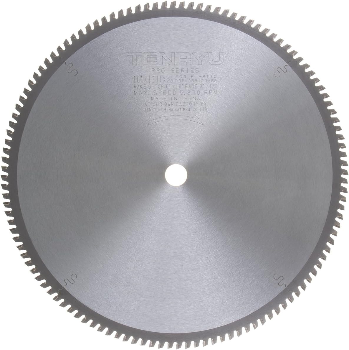 Tenryu PRP-255120AB3 10" Carbide Tipped Saw Blade (120 Tooth ATAFR Grind - 5/8" Arbor - 0.079 Kerf)