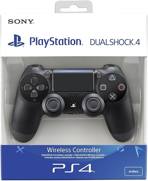 Sony PlayStation DualShock 4 Controller - Black (Renewed) - 2