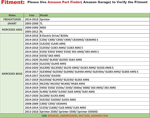 Miniatura 7 de Marsflex Sensor TPMS compatible con Mercedes Benz SMART AMG Freightliner Sprinter 433MHz 4pcs, sistema de monitoreo de presión de neumáticos