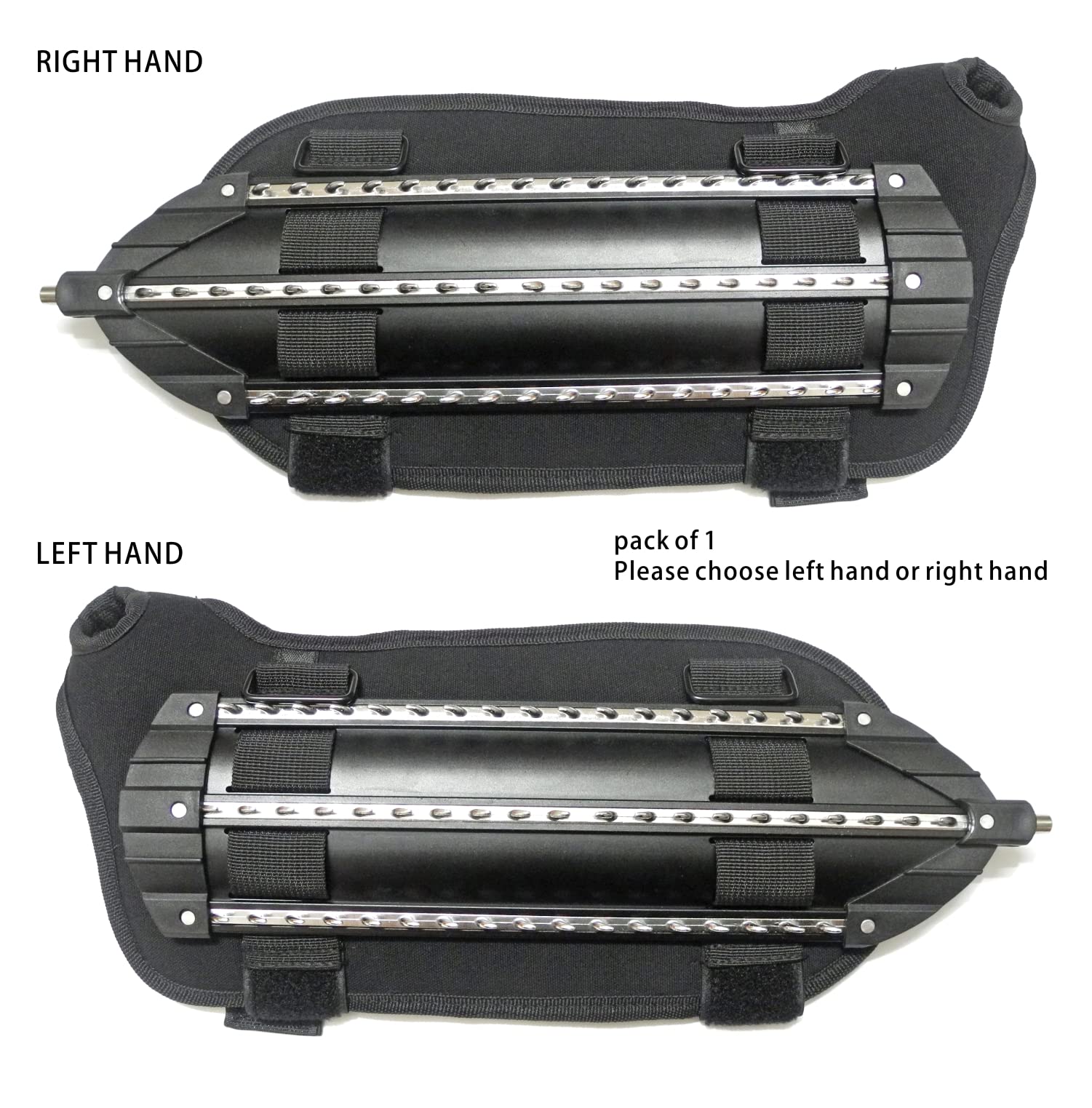 Shindn Protectores de Brazo de Metal para antebrazo, Escudo de autodefensa de aleación de Aluminio Ligera, Viene con un Trituradora de Vidrio