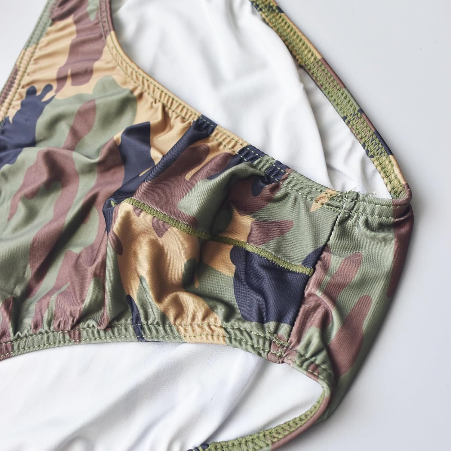 Men's Camouflage Triangle Pants Low Waist Quick Drying Underwear