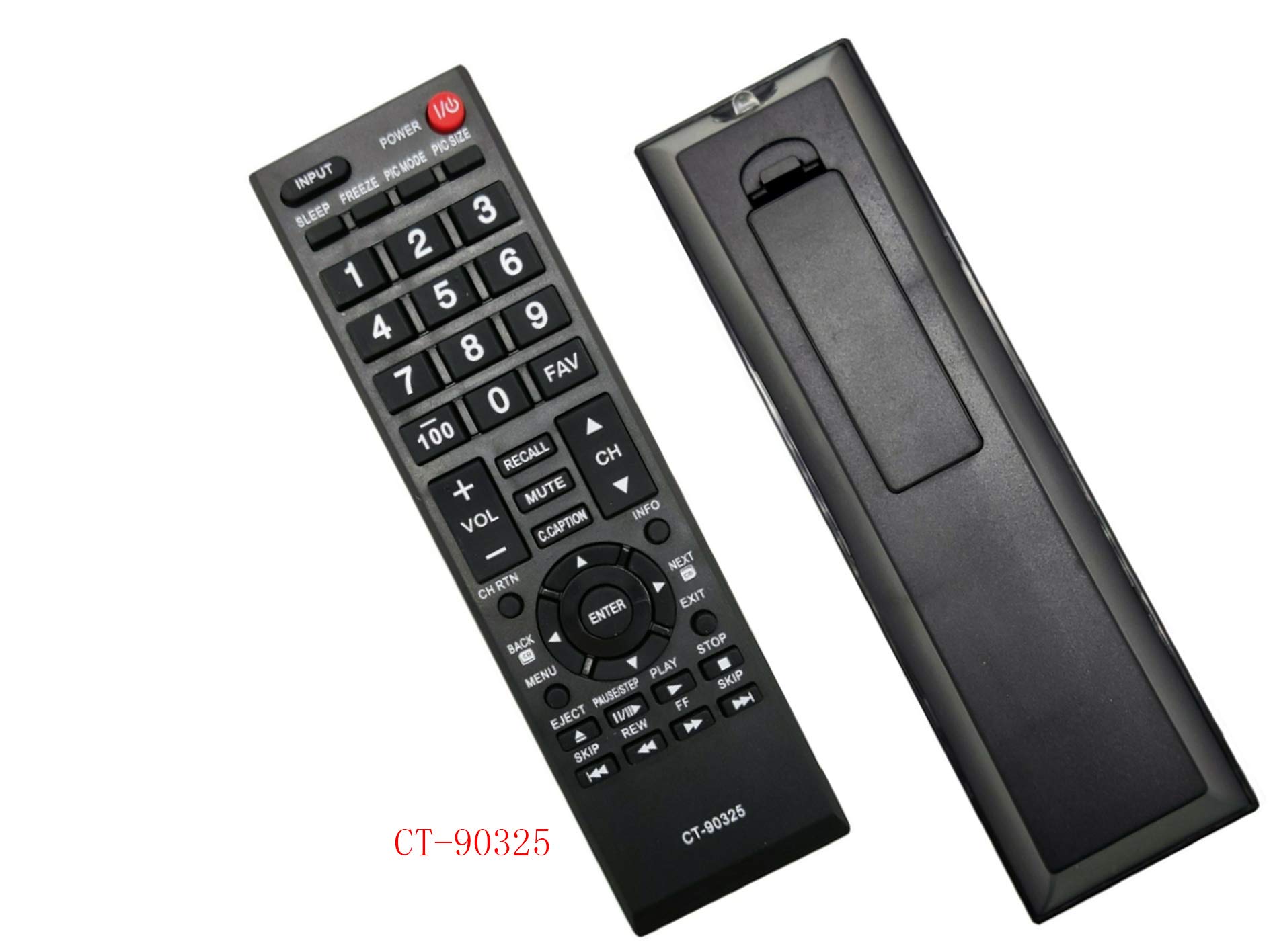 Reemplazo Del Control Ct-90325 Para Toshiba Lcd Smart Tv | Meses Sin