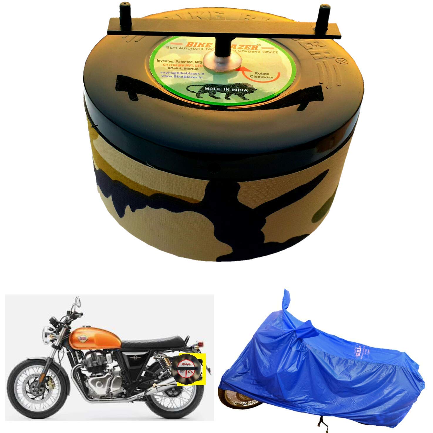 semi automatic bike blazer cover
