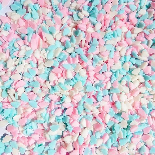 Miniatura 88 de EHOPE Gránulos falsos de polímero de 3.53 oz, chispas de resina sintética, gránulos de arcilla para resina, chispas de caramelo falso para arte