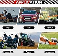 Vista 8 de HiNADA Bomba de transferencia de combustible con parada automática: alimentación de batería, portátil de 3.2 GPM con manguera extra larga de 51