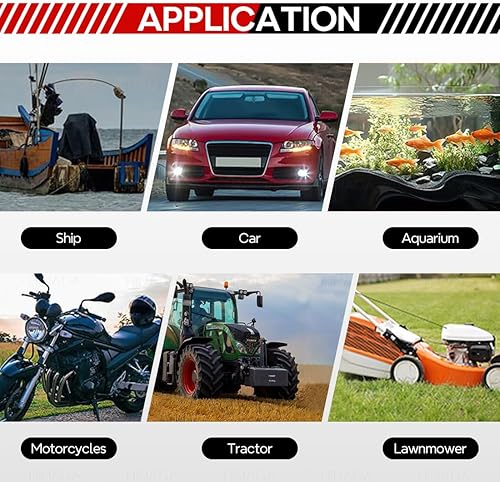 Miniatura 17 de HiNADA Bomba de transferencia de combustible de parada automática: USB tipo C o alimentación de batería, portátil de 3.2 GPM con manguera extra