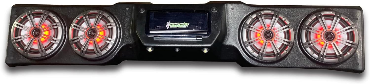 Swamp Donkey Radio Stereo soundbar for compatiable can am Defender Custom RGB with Mirror
