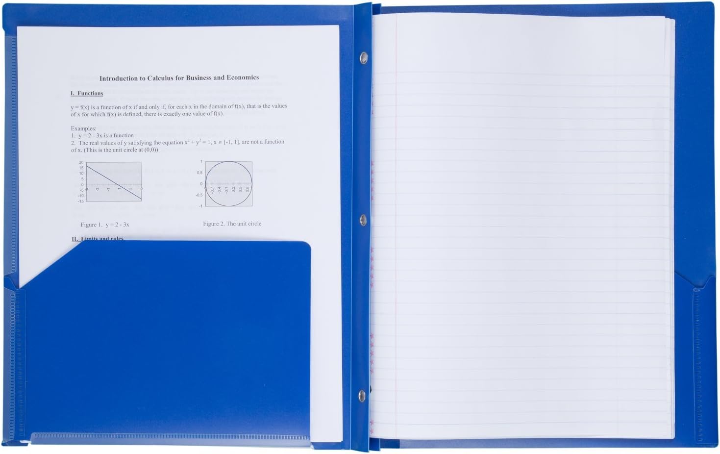 Five Star 2 Pocket Folders with Prong Fasteners, Folders with Pockets, Customizable Cover, Plastic, Black, Red, Green, Blue, 4 Pack (38133)