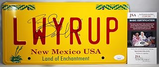 Bob Odenkirk Signed Breaking Bad Saul Goodman Prop License Plate w/JSA COA